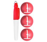 Precision Golf Ball Marker, With Precision Alignment, 4pieces, Golf Ball Marking Stencils, Golfing Sphere Alignment Tools, Easy To Use, For Players, Women, Men, Adults, Beginners, Enthusiasts,