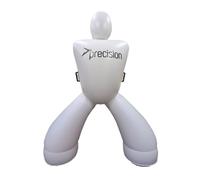 Precision Goliath Inflatable Mannequin 195cm, Durable PVC Football Training Aid for Positioning, Free Kick Soccer Practice, Easy Set-Up, White