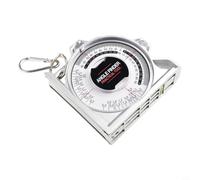 Precision Gradient Gauge 10.5cm Dual Bubble Level Silver