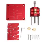 Precision Grinding Guidance System,Chisel Sharpening Angle Guide for Woodworking Chisels and Planes 5/32" to 3" Red Woodworking Tools Precision Sharpening Jig