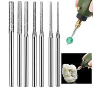 Precision Grinding Needle Rod for Jade Carving, for Drilling and Hollowing Out Various Materials (0.8mm)