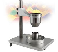 Precision Hall Flow Meter, Bulk Density Meter for Metal Powder, Flowability Test Instrument with Powder Funnel, Stainless Steel Stand