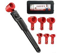 Precision Hinge Clearance Wrench for Use with Standard 35mm Cup Hinges, Surface-Mounted Hinges, and Semi-Concealed Types (7pcs)