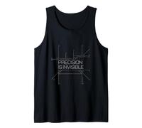 Precision is Invisible Engineering Philosophy Identity Tank Top