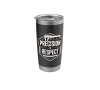 Precision is Respect Machinist Engineer Identity Stainless Steel Insulated Tumbler