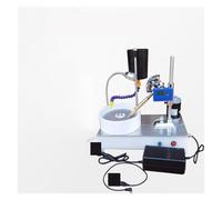 Precision Jewelry Stone Polishing Machine Molding Machine Gem Faceting Machine DC Stepless Speed Gem Angle Grinder(Rose Gold)