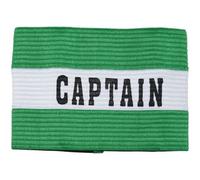 Precision Junior Captains Armband - Green - Football Rugby Sports Arm Bands - White Strap