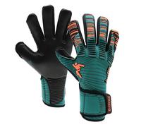 Precision GK Elite 2.0 Contact Junior Goalkeeper Gloves Size 6 Teal/Fluo Orange