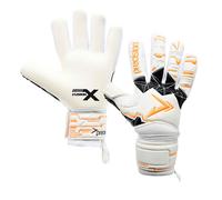 Precision Training Fusion X Negative Replica Football Junior Goalkeeper Gloves, White, 6