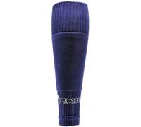 Precision Junior Size 12-6 Pro Footless Sleeve Football Socks - Navy - Stretch Fit