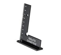 Precision L Square Ruler, Accurate 90 Degree Layout Tool,100x70mm