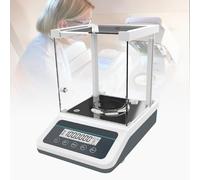 Precision Laboratory Balance, Weight: 100g/120g/200g/220g, Counting Weighing + Unit Conversion, with Windshield, for for Laboratory, Thing Weighing,100g