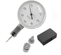 Precision Lever For Dial Gauge 0-0.8mm Metal Construction With Large White Face For Accurate Measurement In Mechanical Engineering Machining And Quality Control Applications