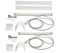 Precision Linear Scale Encoder High Accuracy Digital Readout DRO for Lathe Mill JCS900 2AE 3AE Aluminum Alloy 2pcs Set 500mm 600mm 650mm 700mm Options (Stroke 500mm and 650mm)