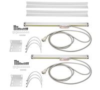 Precision Linear Scale Encoder High Accuracy Digital Readout DRO for Lathe Mill JCS900 2AE 3AE Aluminum Alloy 2pcs Set 500mm 600mm 650mm 700mm Options (Stroke 500mm and 600mm)