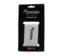 Precision Logo Shin Guard Stays in White Precision White