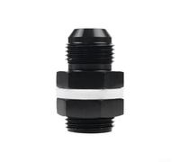 Precision Machined Aluminum Fuel Cell Bulkhead Adapter for Leak Proof Sealing in Car Fuel Systems Compatible with Multiple Fittings (AN12)