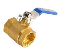Precision Made Brass Ball Valve with Extended Thread Length and Dual Internal Threading for Stable Installation and Flow Integrity (6 Points)
