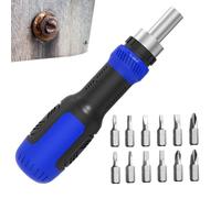 Precision Magnetic Ratchet Screwdriver Set, Thirteen | Multipurpose Screwdriver Set with Ratchet - For Home Workshop Mechanics Automotive Furniture Appliances