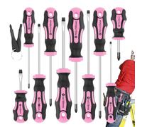 Precision Magnetic Screwdrivers - Nonslip Portable Tool Set,10 Piece Magnetic Screwdriver Kit, Electronics Phone Computer Car Truck Vehicle Repair Tools, Versatile Magnetics Screwdriver Set for DIY