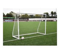 Precision Training Unisex' s Trg303 Football Match Goal, White, 3m X 2m