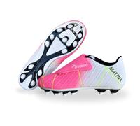 Precision Matrix Junior Velcro Football Boots Size: 2 UK, Colour: Fuchsia