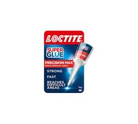 Precision Max, Strong All Purpose Liquid Adhesive, Accurate Repairs, Instant Super Glue for Various Materials, Easy to Use Clear Glue, 1 x 10g