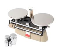 Precision Mechanical Balance, Lab Analytical Double Pan Scales, with Zero Adjustment Knob, Weight Kit, Weighing Range 0.1g-2000g, for Colleges, Laboratory