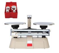 Precision Mechanical Balance Lab Scale with Stainless Steel Beams, High Accuracy, Supports Weighing Range 0.1g to 2000g, Includes Weights for College Labs