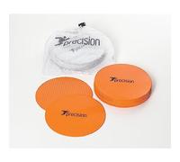 Precision Rubber Marker Discs K-REY-TR321W - Medium Round, White - Set of 20