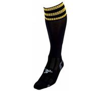 Precision Men's 3 Stripe Pro Football Socks in Black | Size: 3-6 Precision Black 3-6