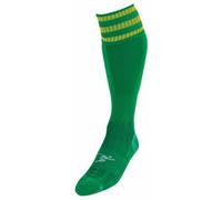 Precision Men's 3 Stripe Pro Football Socks in Bright Green | Size: 3-6 Precision Bright Green 3-6