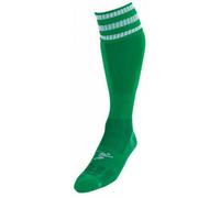 Precision Men's 3 Stripe Pro Football Socks in Green | Size: 3-6 Precision Green 3-6