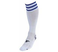 Precision Men's 3 Stripe Pro Football Socks in White | Size: 3-6 Precision White 3-6