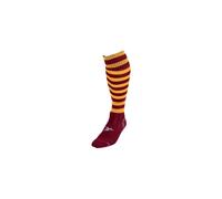 Precision Men's Pro Hooped Football Socks in Maroon | Size: 7-11 Precision Maroon 7-11
