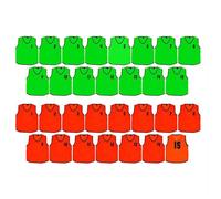 Precision Mesh Training Bibs (1-15) Adult (Fluor Orange)