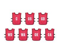 Precision (Pack of 7) Mesh Netball Training Bibs (Infants, Kids)