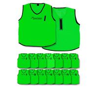 Precision Mesh Training Bibs (1-15) Junior (Green)