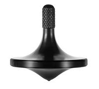 Precision Metal Spinning Top, Spin Smooth for A Long Time, Best Spin Time Over 8 Minutes, Perfect Balance Well Made EDC Desktop Gyro Toys for Adults | Unique Gift (Black)