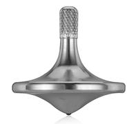 Precision Metal Spinning Top, Spin Smooth for A Long Time, Best Spin Time Over 8 Minutes, Perfect Balance Well Made EDC Desktop Gyro Toys for Adults | Unique Gift (Silver)