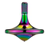 Precision Metal Spinning Top, Spin Smooth for A Long Time, Best Spin Time Over 8 Minutes, Perfect Balance Well Made EDC Desktop Gyro Toys for Adults | Unique Gift (Iridescent)
