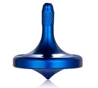 Precision Metal Spinning Top, Well Made Stainless Steel Adult EDC Toy, Perfect Balance Easy to Use Kill Time Efficiently, Spin Long Time Exceed 5 Minutes (Blue)