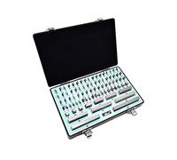 Precision Metric Rectangular Gage Block Set - Stainless Steel Calibration Tool with Chemically Etched Markings for Accurate Measurement in Inspection and Woodworking