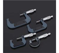 Precision Micrometer Caliper Set, Measuring Tools 0 to 100mm, 0.01mm Accuracy, Combination Square for Carpentry, Professional and DIY Use