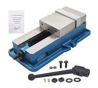 Precision Mill Vise Without Base, CNC Milling Machine Clamp for Drilling and Shaping, 5 x 4.92 Inch Lockdown Vise for Accurate Workholding