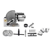 Precision milling Machine indexing Head with 100mm 3-jaw Chuck CNC milling Machine Universal Dividing Head (No Tailstock)