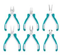 Precision Mini Pliers Set 6pc Jewellery Electronics Craft Hand Tools