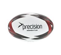 Precision Momentum Rugby Training Ball White/black/red (5)