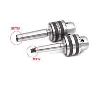 Precision Morse Cone MT1 MT2 MT3 B10 B12 B16 Cartridge Drill Chuck 0.6-6mm 3-16mm 1-13mm 1-10MM Heavy Duty Taper Milling Tool (Color : MTA2 B12(1-10MM)))