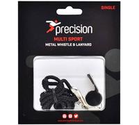 Precision Multi-Sport Handheld Metal Whistle & Lanyard - Football Rugby Referee School